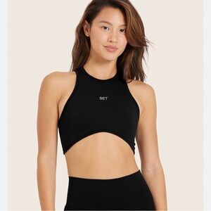 set active scupltflex high neck angle bra